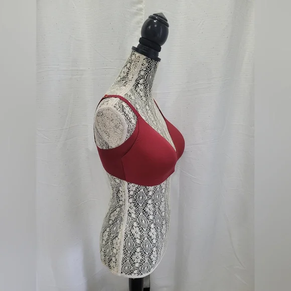New Knix Wing Womens Contour Bra Size 5 Red Velvet - Picture 8 of 10